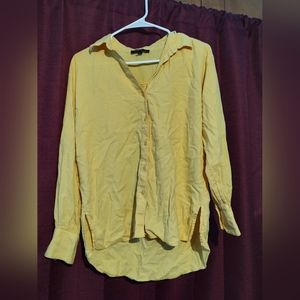 XS Banana Republic Yellow Formal Blouse